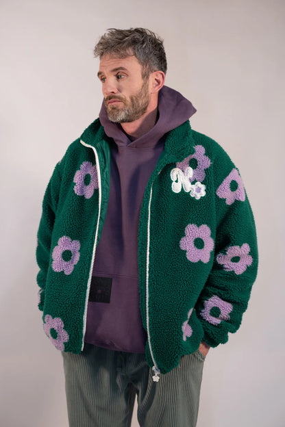 VESTE SHERPA N FLOWERS - NATIF