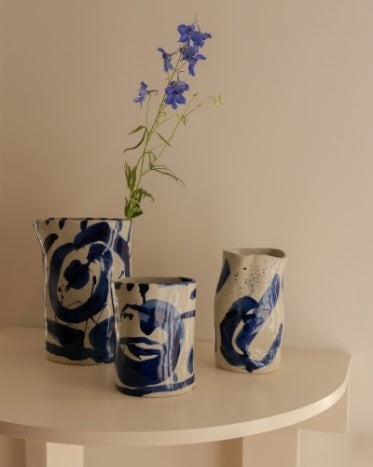 VASE SOPHIA SMALL BLEU by Marie Michielssen - SERAX