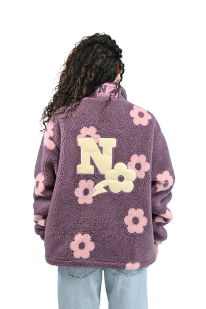 VESTE SHERPA N FLOWERS 27 - NATIF
