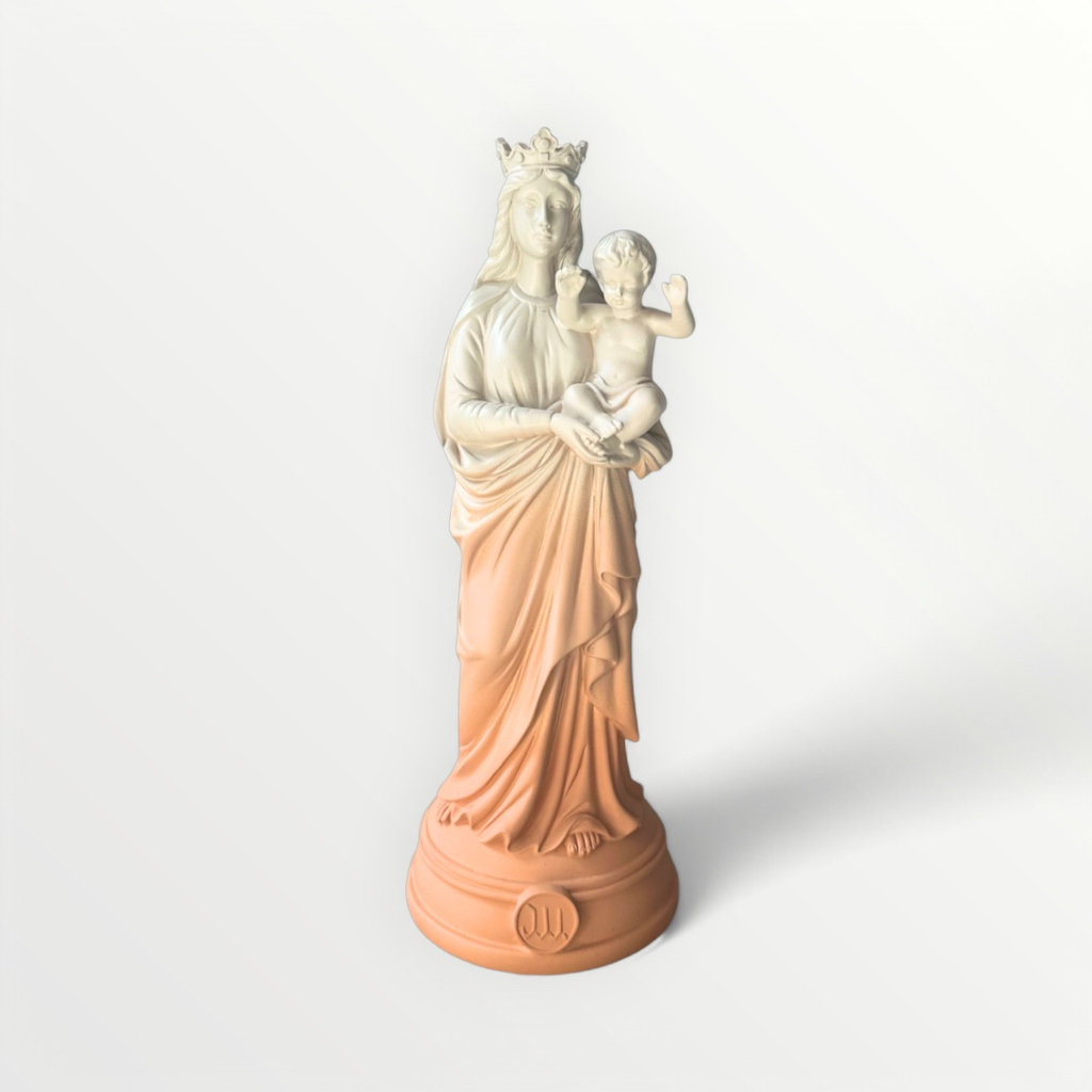 STATUETTE BONNE MERE 30CM CAPUCCINO - J'AI VU LA VIERGE