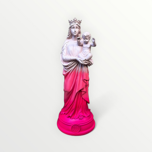 STATUETTE BONNE MERE 30CM GRENADINE - J'AI VU LA VIERGE