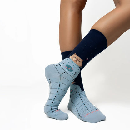 CHAUSSETTES CASUAL SPACE CAT 41/46
