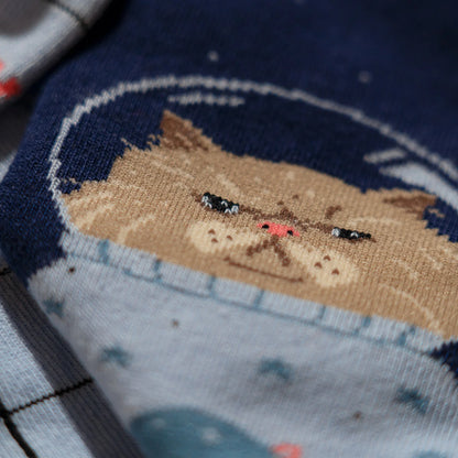 CHAUSSETTES CASUAL SPACE CAT 41/46