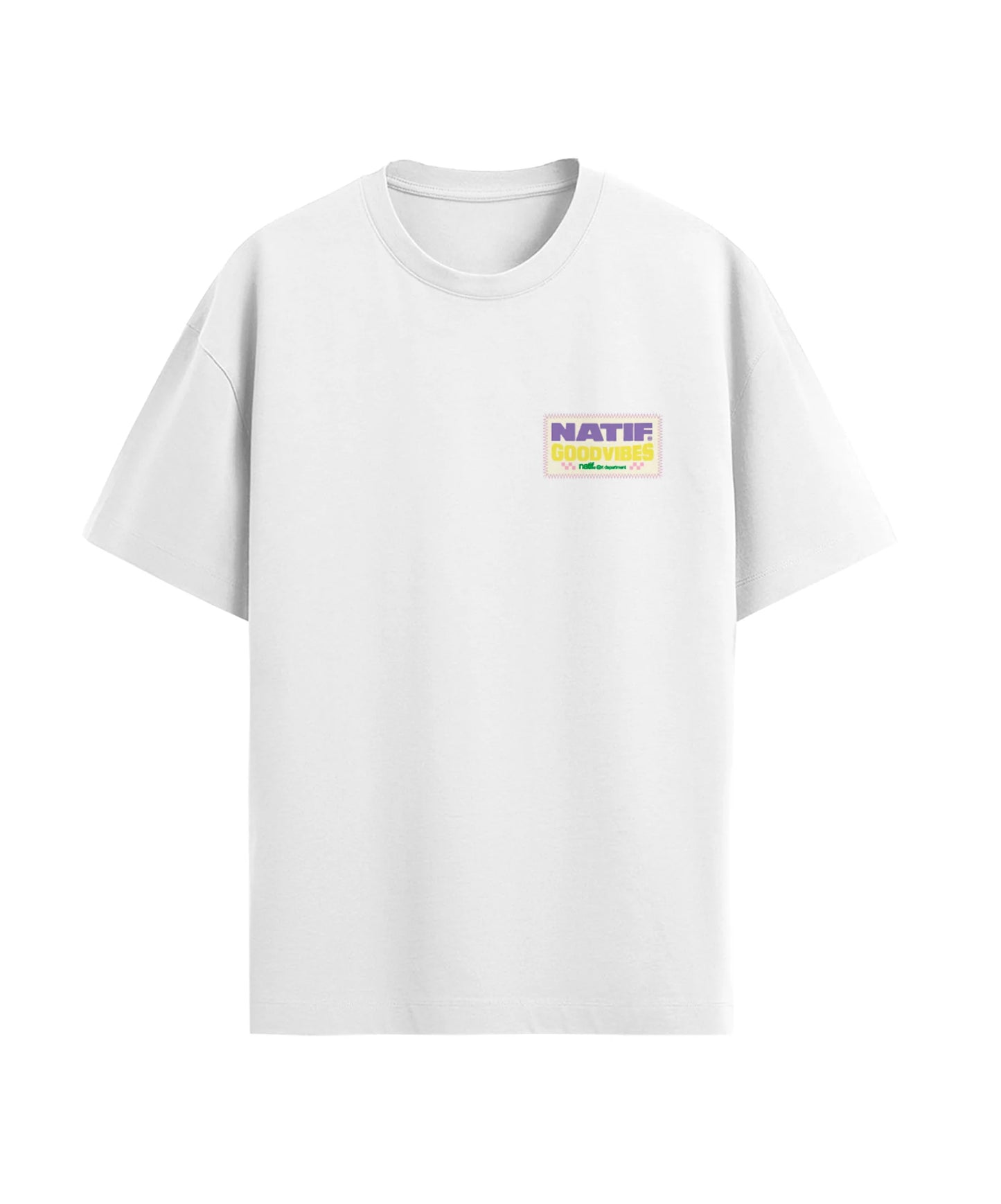 T-SHIRT FEMME GOOD VIBES ART DPT  - NATIF