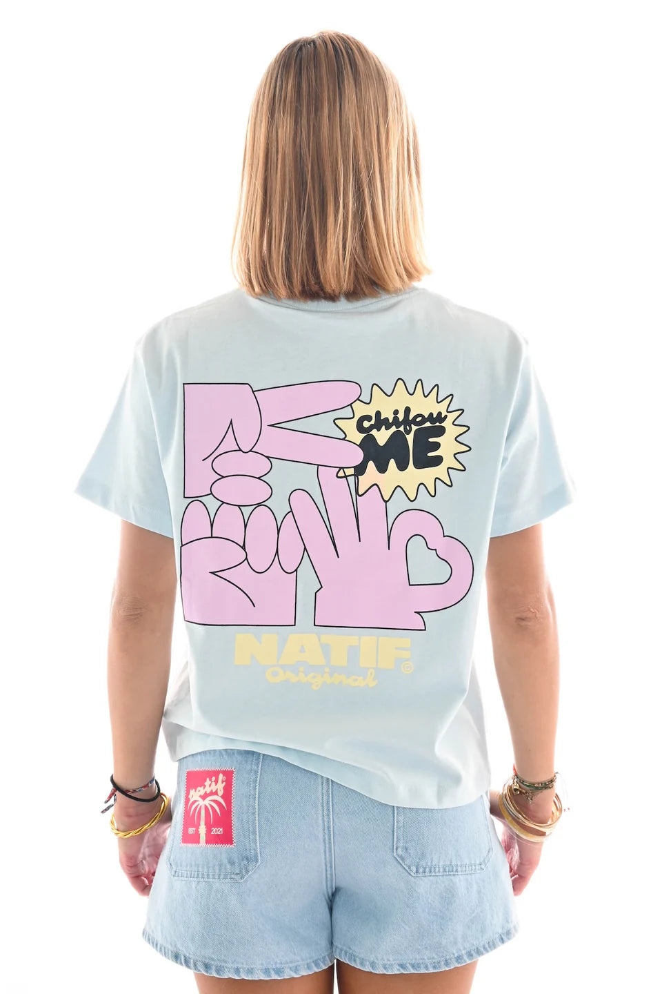 T-SHIRT FEMME CHIFOU ME  - NATIF