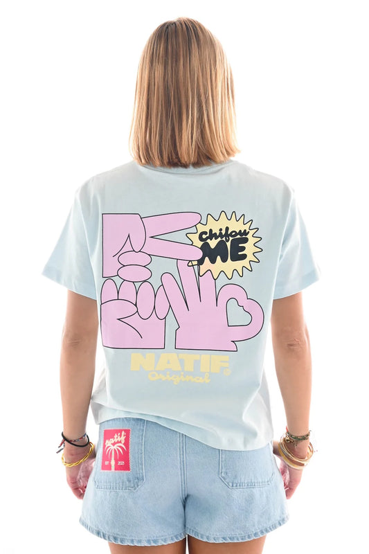 T-SHIRT FEMME CHIFOU ME  - NATIF