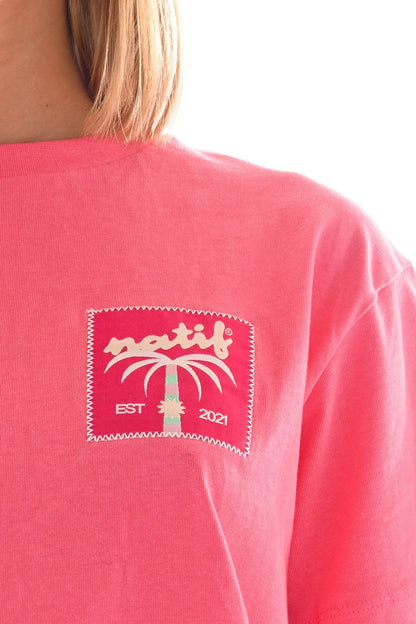 T-SHIRT FEMME PALM EST  - NATIF