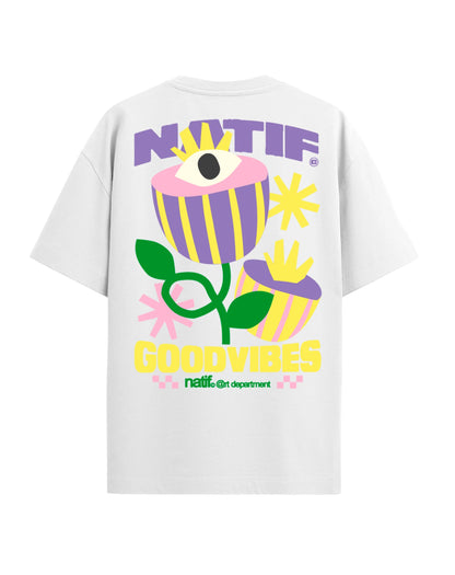 T-SHIRT FEMME GOOD VIBES ART DPT  - NATIF