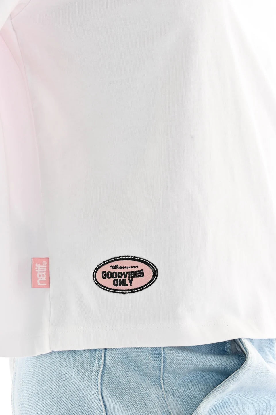 T-SHIRT FEMME GOOD VIBES ONLY - NATIF