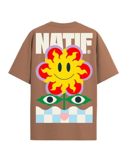 T-SHIRT UNISEXE EYE FLOWER - NATIF
