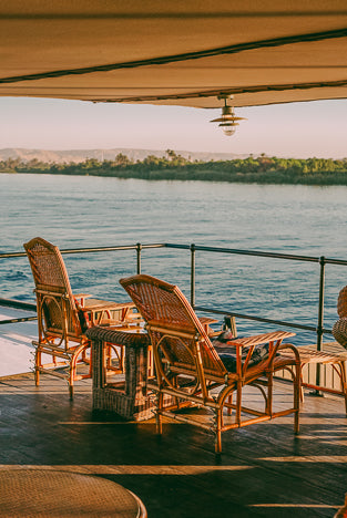 TEA TIME ON THE NILE 30x40cm - DAVID&DAVID