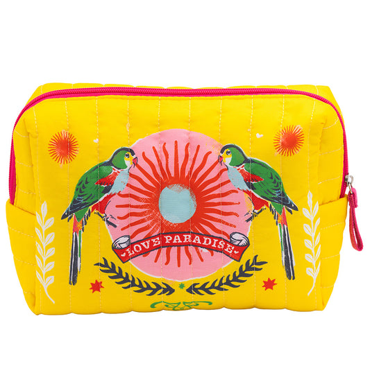 TROUSSES MATELASSEE - PERROQUETS - CARTES D'ART