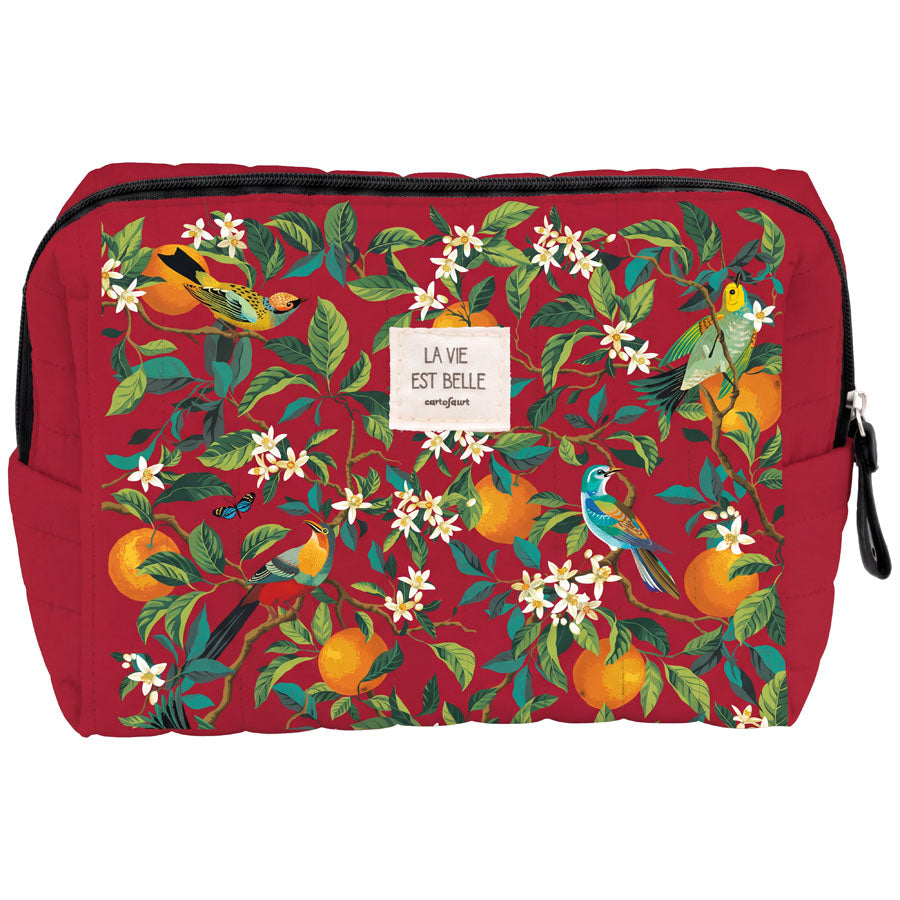 GRANDE TROUSSE MATELASSEE L'ORANGERIE- CARTES D'ART