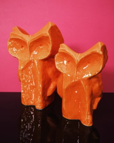 VASE HIBOU SMALL ORANGE  - SERAX / MARNI