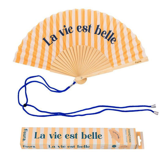 EVENTAIL " LA VIE EST BELLE "  - FISURA