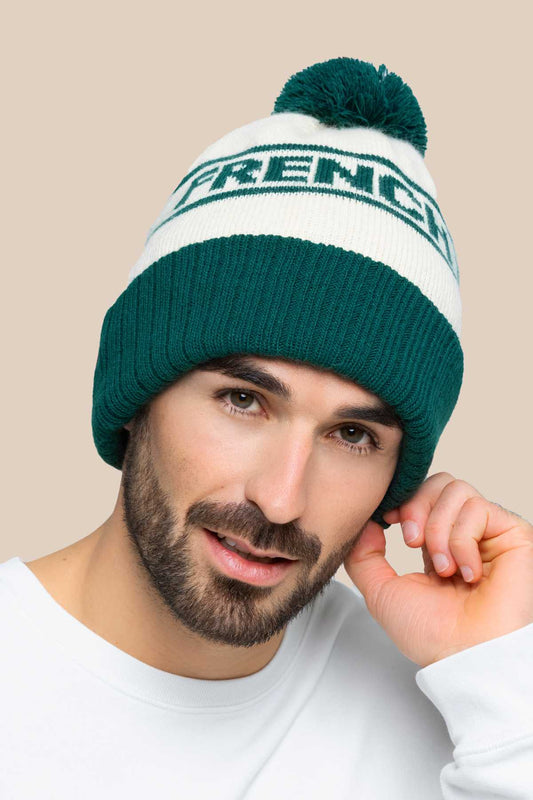 BONNET UNISEXE BOSTON VERT - FRENCH DISORDER