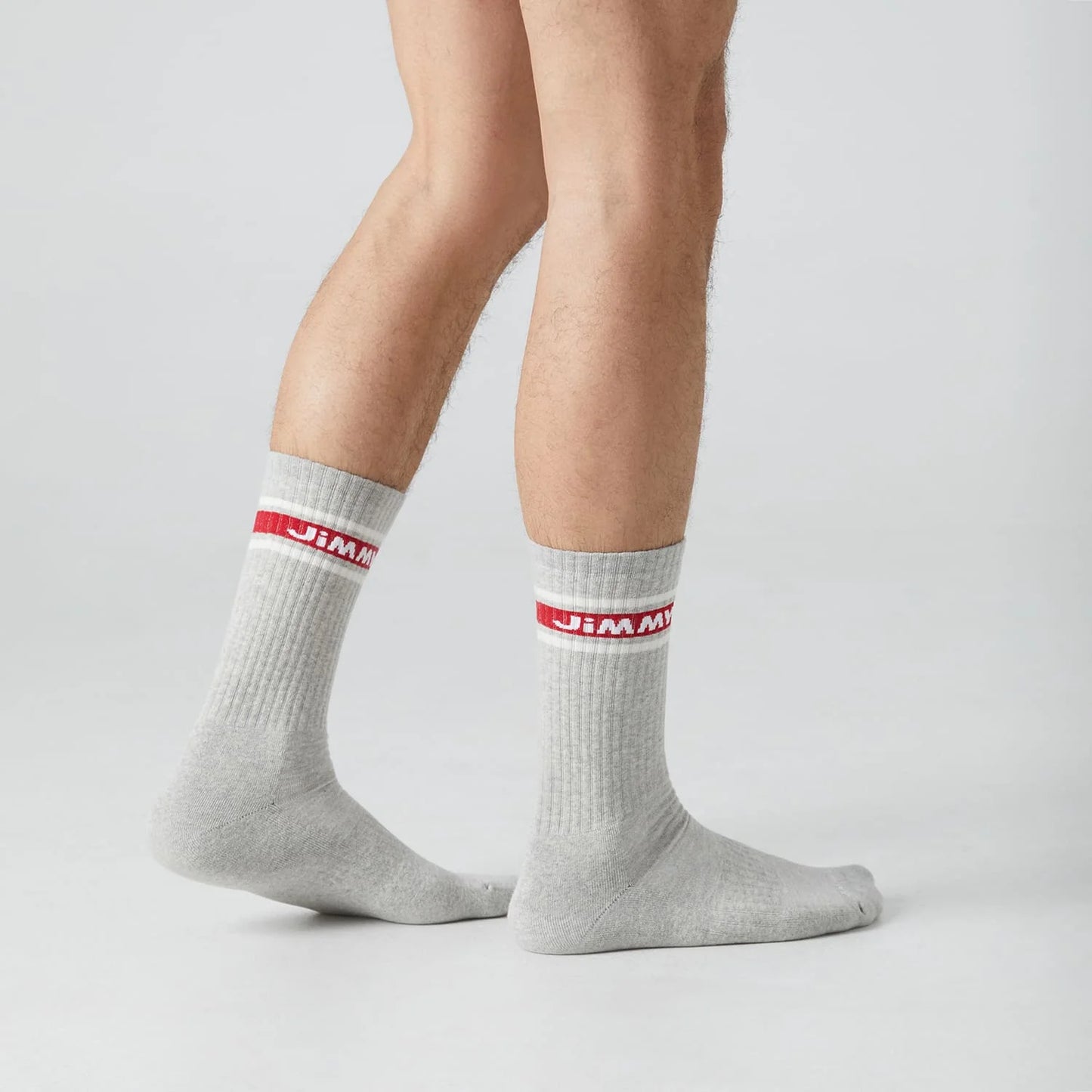 CHAUSSETTES ATHLETIC ESSENTIALS - JL - GREY - JIMMY LION