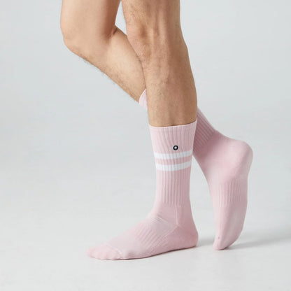 CHAUSSETTES ATHLETIC ESSENTIAL - STRIPES PINK - JIMMY LION