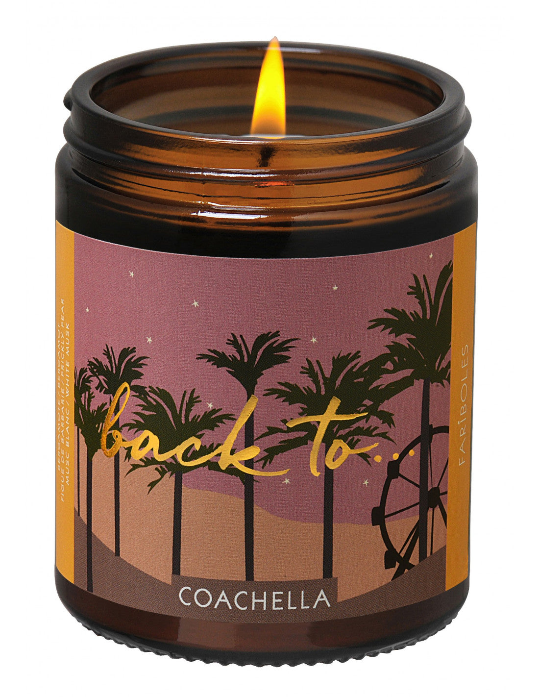 BOUGIE 140g  BACK TO COACHELLA - FARIBOLES PARFUMS