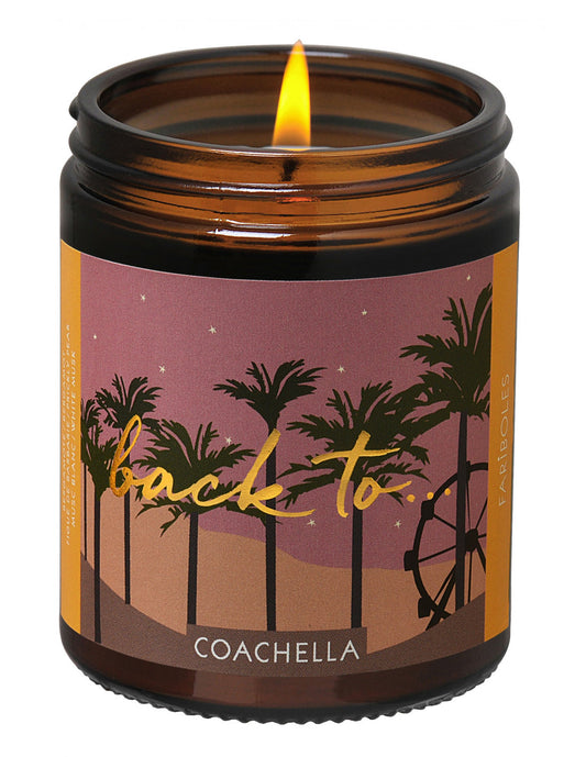 BOUGIE 140g  BACK TO COACHELLA - FARIBOLES PARFUMS