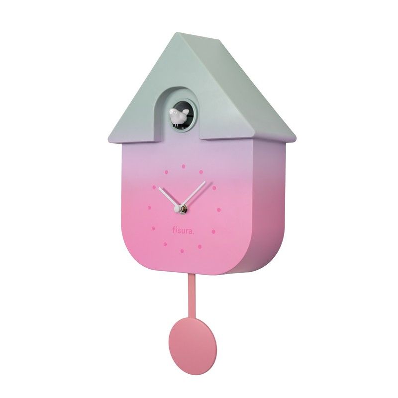 HORLOGE CUCKOO DEGRADE ROSE - FISURA