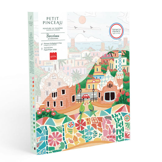 COFFRET PEINTURE AU NUMERO Barcelona par DazlStudio - LA PETITE EPICERIE