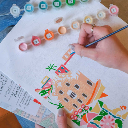 COFFRET PEINTURE AU NUMERO Barcelona par DazlStudio - LA PETITE EPICERIE