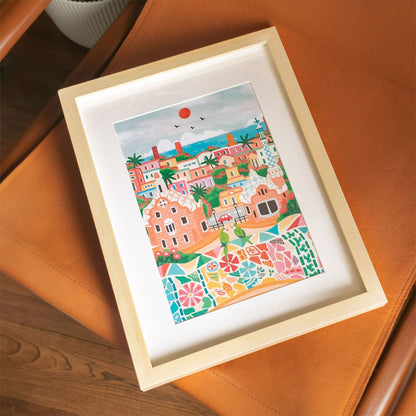 COFFRET PEINTURE AU NUMERO Barcelona par DazlStudio - LA PETITE EPICERIE