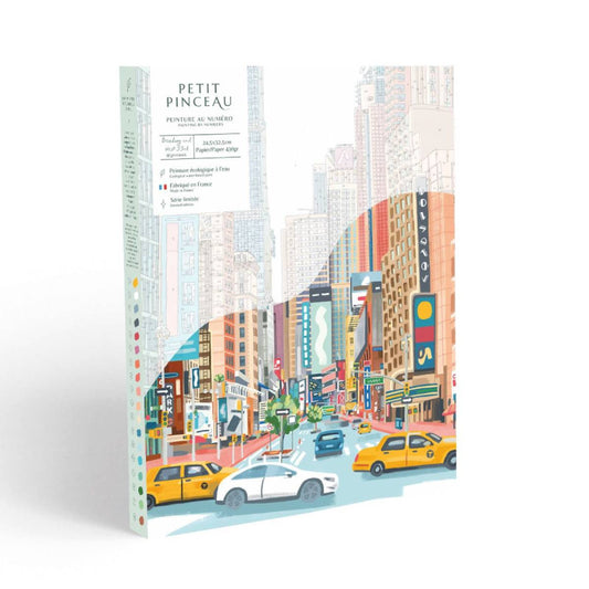 COFFRET PEINTURE AU NUMERO - BROADWAY AND WEST 53RD par Grace Helmer