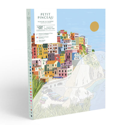 COFFRET PEINTURE AU NUMERO Cinque terre par Kenzie Elston - LA PETITE EPICERIE