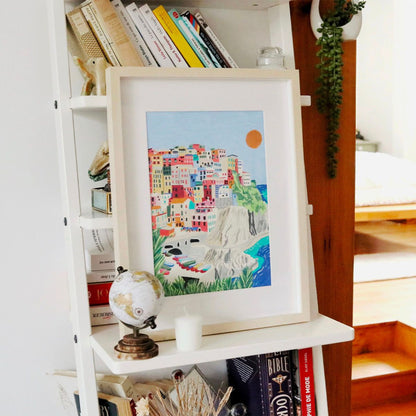 COFFRET PEINTURE AU NUMERO Cinque terre par Kenzie Elston - LA PETITE EPICERIE