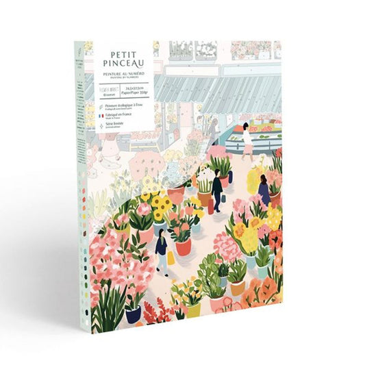 COFFRET PEINTURE AU NUMERO Flower Market par Zaze Art - LA PETITE EPICERIE
