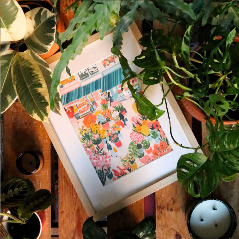 COFFRET PEINTURE AU NUMERO Flower Market par Zaze Art - LA PETITE EPICERIE