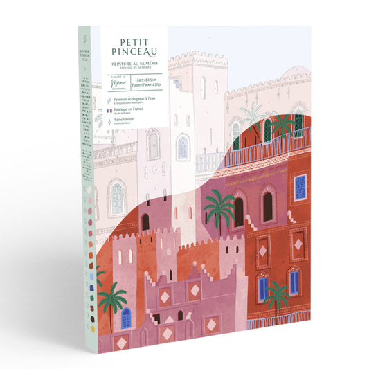 COFFRET PEINTURE AU NUMERO - MAROC par Mona Mai