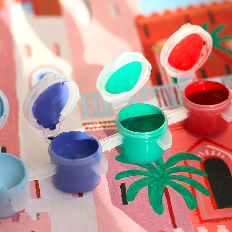 COFFRET PEINTURE AU NUMERO - MAROC par Mona Mai