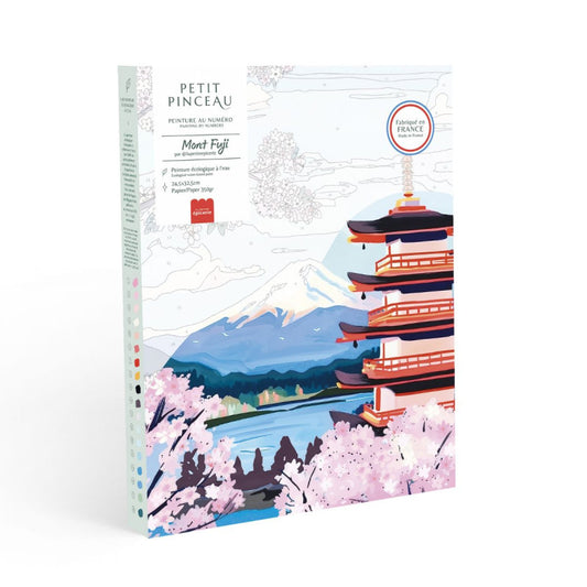 COFFRET PEINTURE AU NUMERO - MONT FUJI  par la Petite épicerie