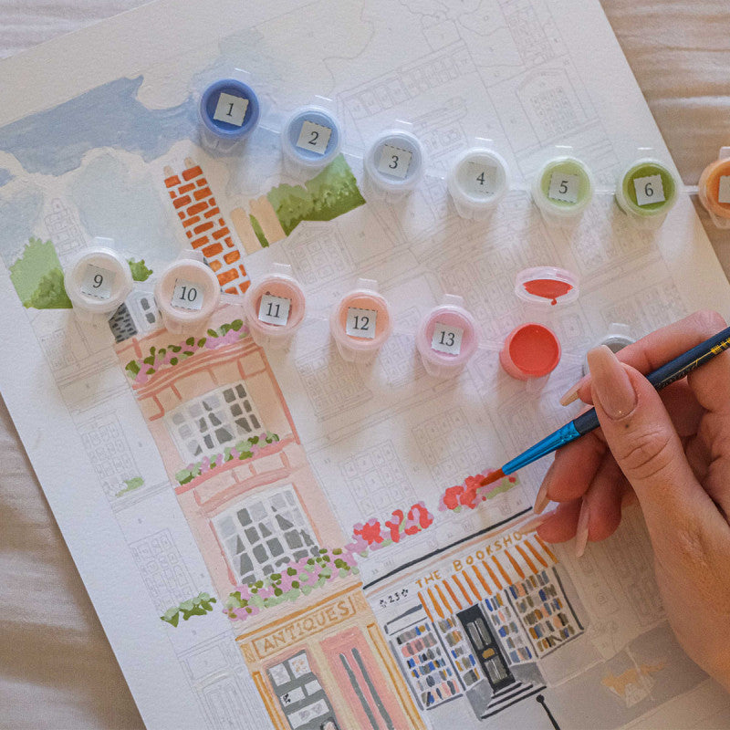 COFFRET PEINTURE AU NUMERO Notting Hill par La Petite Epicerie - LA PETITE EPICERIE