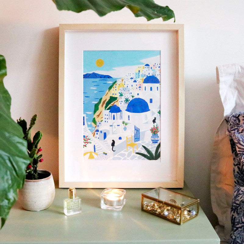 COFFRET PEINTURE AU NUMERO - SANTORIN par Maja Tomljanovic