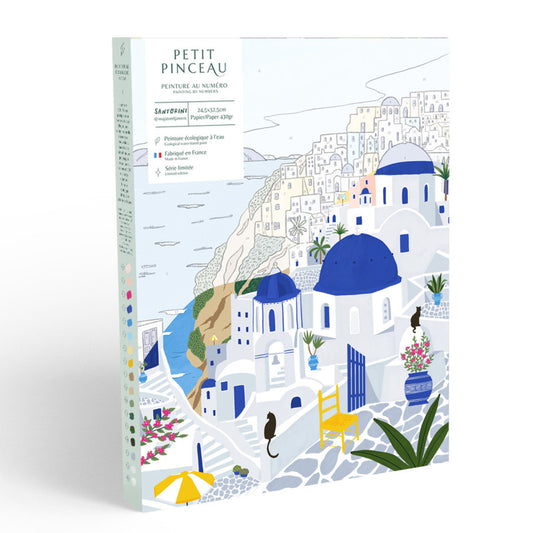 COFFRET PEINTURE AU NUMERO - SANTORIN par Maja Tomljanovic
