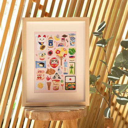 COFFRET PEINTURE AU NUMERO - WEEK-END A TOKYO  par Yuzu & Mikan