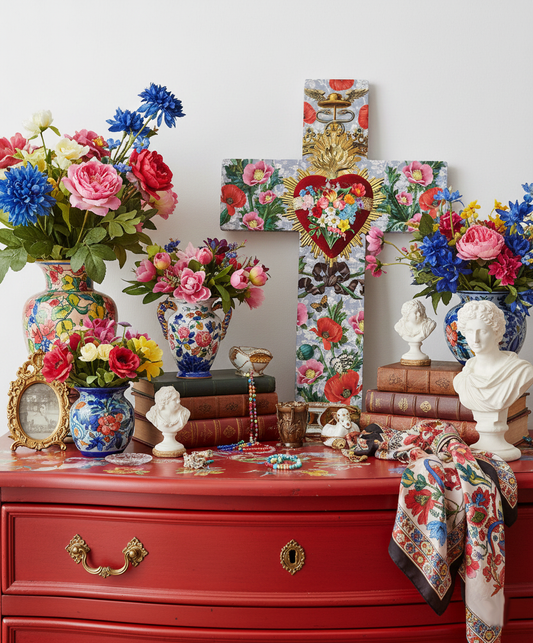 CROIX DEVOTION  21,5x30cm - MOUCHKINE