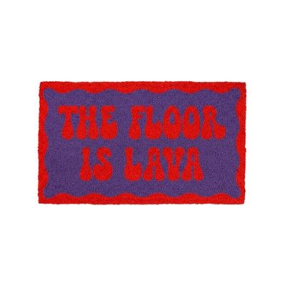 PAILLASSON "THE FLOOR IS LAVA  "  - FISURA