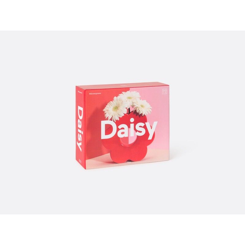 VASE DAISY RED - DOIY