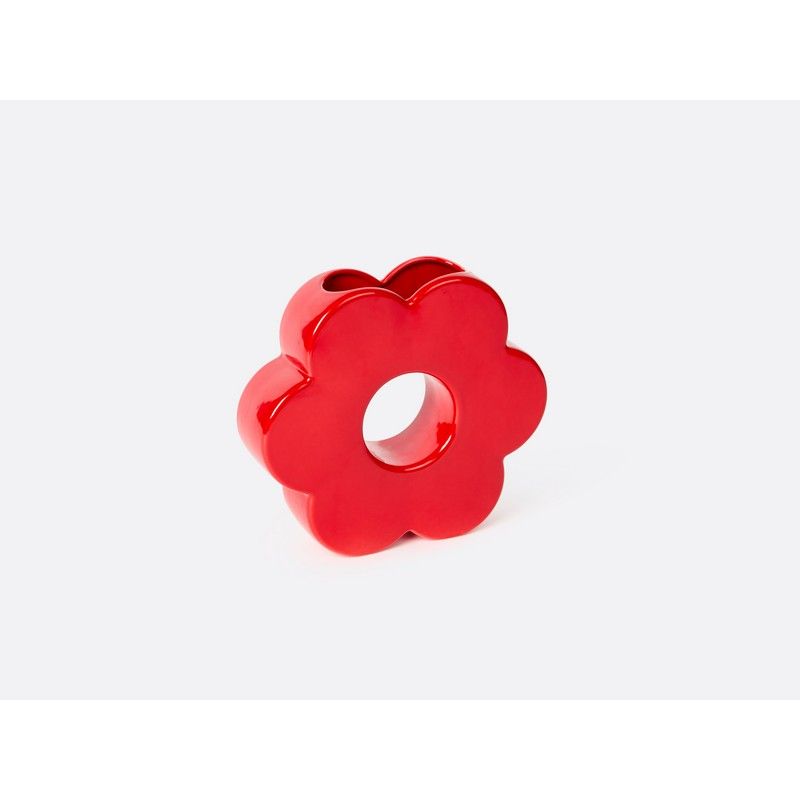 VASE DAISY RED - DOIY