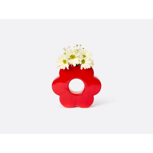 VASE DAISY RED - DOIY