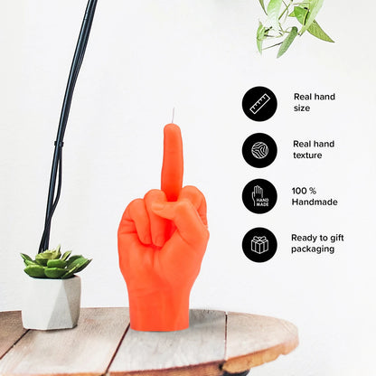 BOUGIE F*CK YOU NEON ORANGE - CANDLEHAND