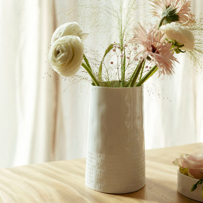 VASE EN PORCELAINE POETRY WIDE - RADER DESIGN STORIES