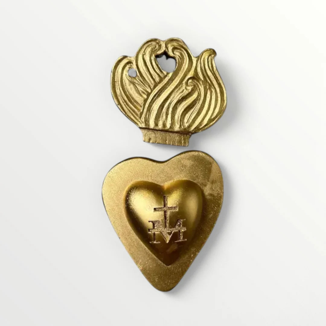 EX-VOTO COEUR DE MARIE - COULEURS INTEMPORELLES - J'AI VU LA VIERGE