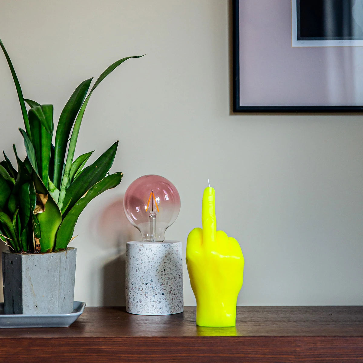 BOUGIE F*CK NEON YELLOW - CANDLEHAND