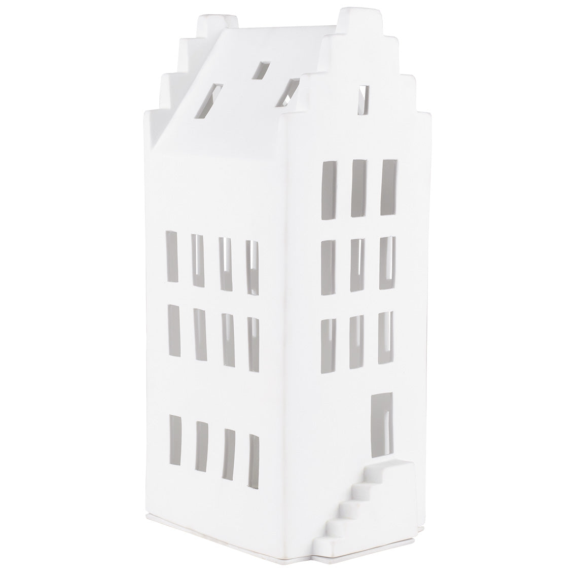 PHOTOPHORE EN PORCELAINE - IMMEUBLE A PIGNONS - RADER DESIGN STORIES